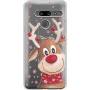 Прозрачный чехол Uprint LG G8 ThinQ Winter Deer