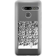 Прозрачный чехол Uprint LG G8 ThinQ Blah Blah