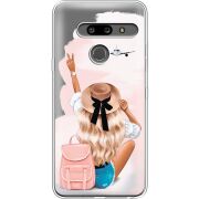 Прозрачный чехол Uprint LG G8 ThinQ Travel Girl