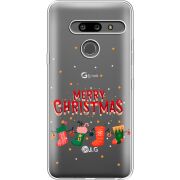 Прозрачный чехол Uprint LG G8 ThinQ Merry Christmas