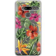 Прозрачный чехол Uprint LG G8 ThinQ Tropical Flowers