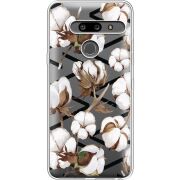 Прозрачный чехол Uprint LG G8 ThinQ Cotton flowers