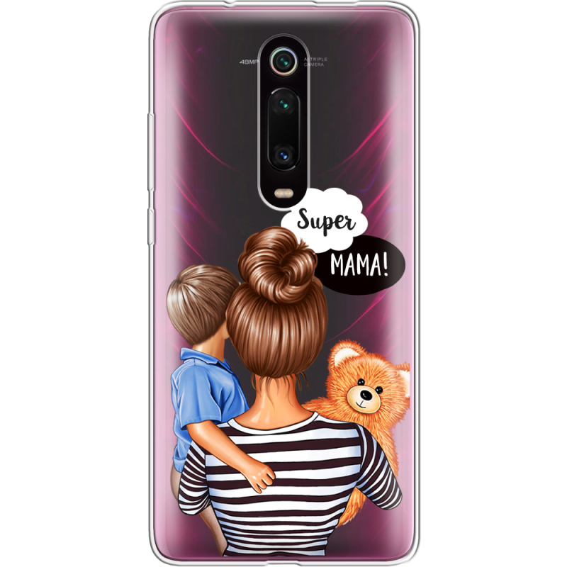 Прозрачный чехол Uprint Xiaomi Mi 9T / Mi 9T Pro Super Mama and Son