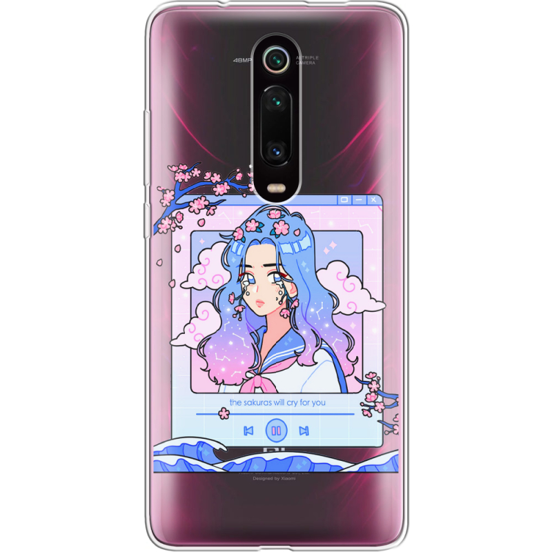 Прозрачный чехол Uprint Xiaomi Mi 9T / Mi 9T Pro The Sakuras Will Cry For You