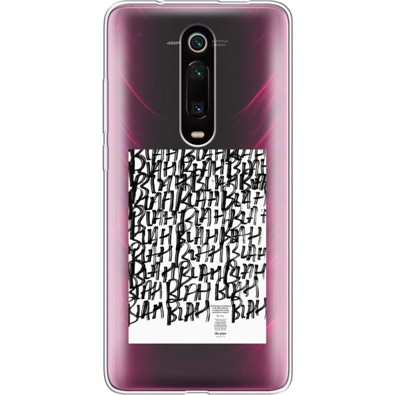 Прозрачный чехол Uprint Xiaomi Mi 9T / Mi 9T Pro Blah Blah