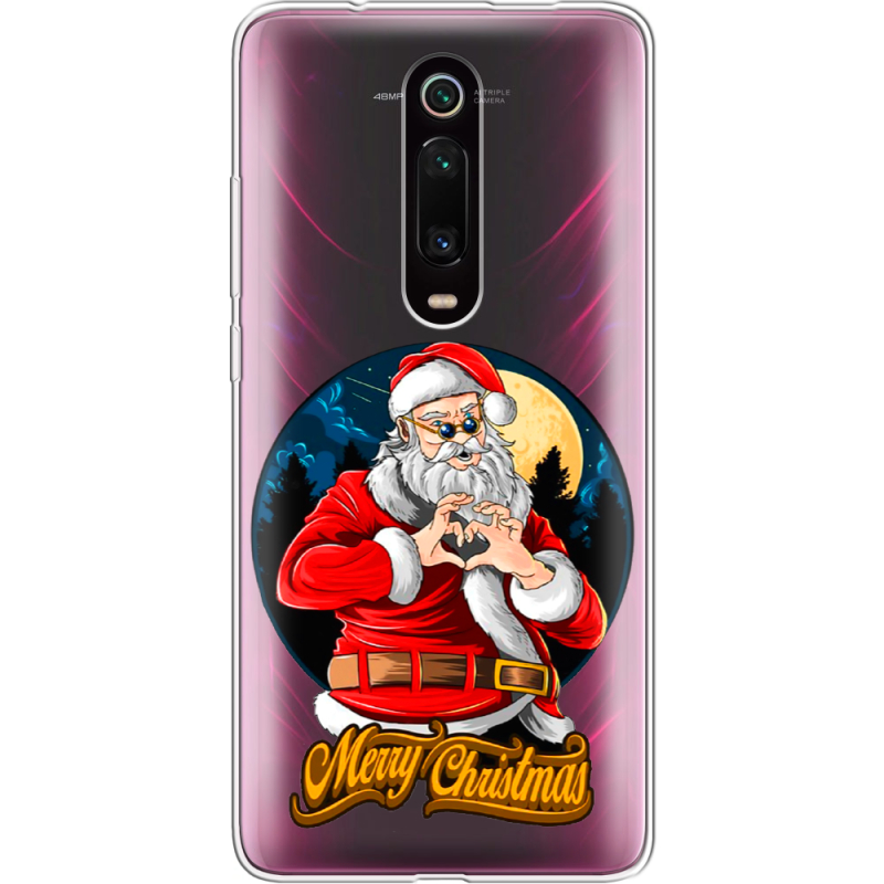 Прозрачный чехол Uprint Xiaomi Mi 9T / Mi 9T Pro Cool Santa