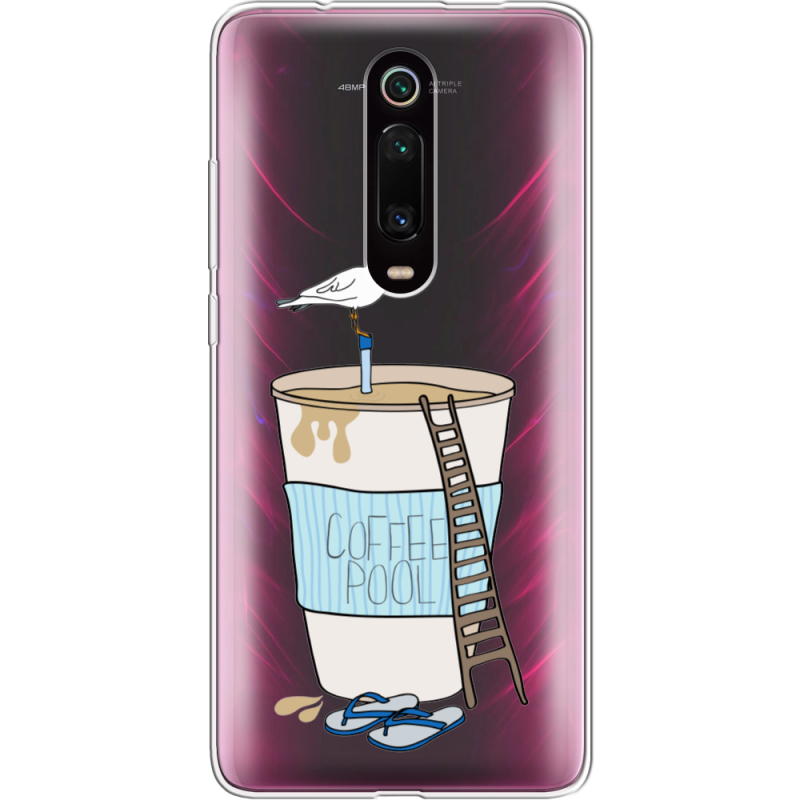 Прозрачный чехол Uprint Xiaomi Mi 9T / Mi 9T Pro Segull in Cofee Pool