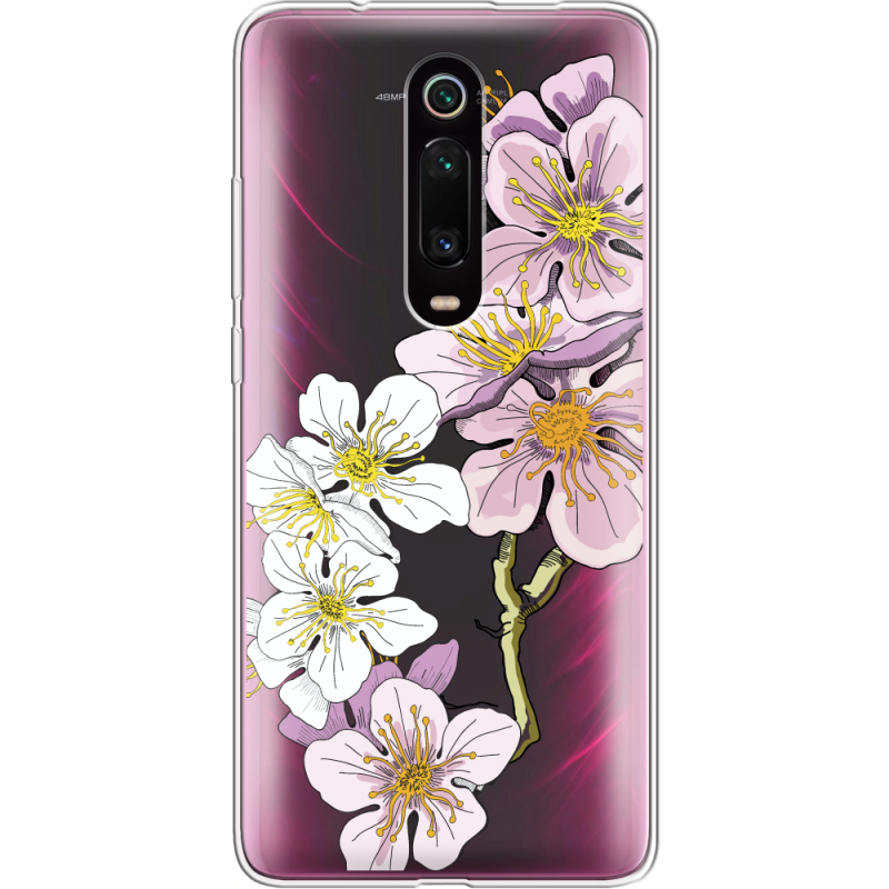 Прозрачный чехол Uprint Xiaomi Mi 9T / Mi 9T Pro Cherry Blossom