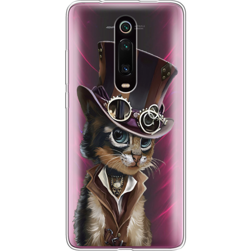 Прозрачный чехол Uprint Xiaomi Mi 9T / Mi 9T Pro Steampunk Cat