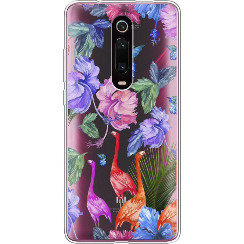 Прозрачный чехол Uprint Xiaomi Mi 9T / Mi 9T Pro Flamingo