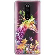 Прозрачный чехол Uprint Xiaomi Mi 9T / Mi 9T Pro Colorful Giraffe