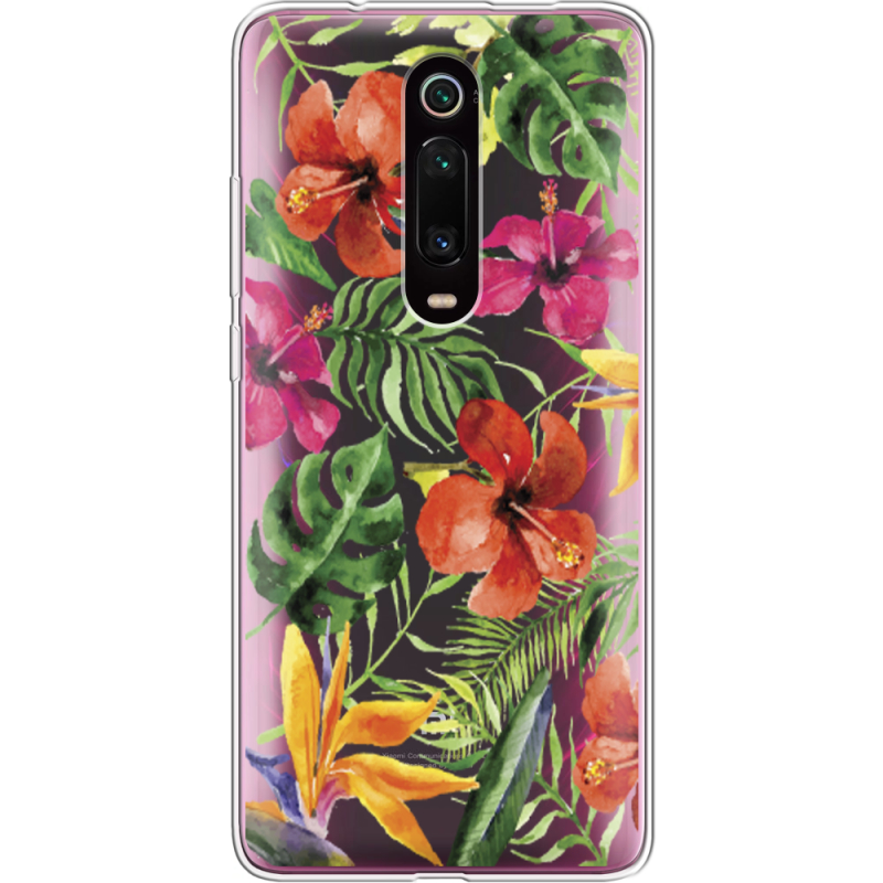 Прозрачный чехол Uprint Xiaomi Mi 9T / Mi 9T Pro Tropical Flowers