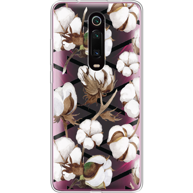 Прозрачный чехол Uprint Xiaomi Mi 9T / Mi 9T Pro Cotton flowers