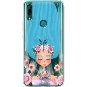 Прозрачный чехол Uprint Huawei P Smart Z Blue Hair