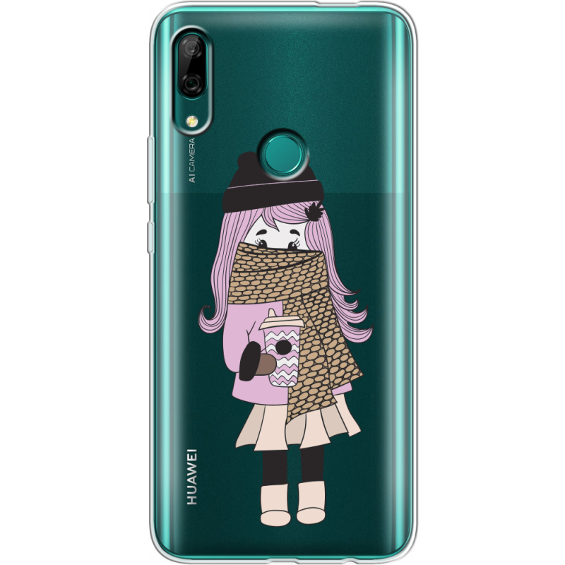 Прозрачный чехол Uprint Huawei P Smart Z Winter Morning Girl