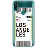 Прозрачный чехол Uprint Huawei P Smart Z Ticket Los Angeles