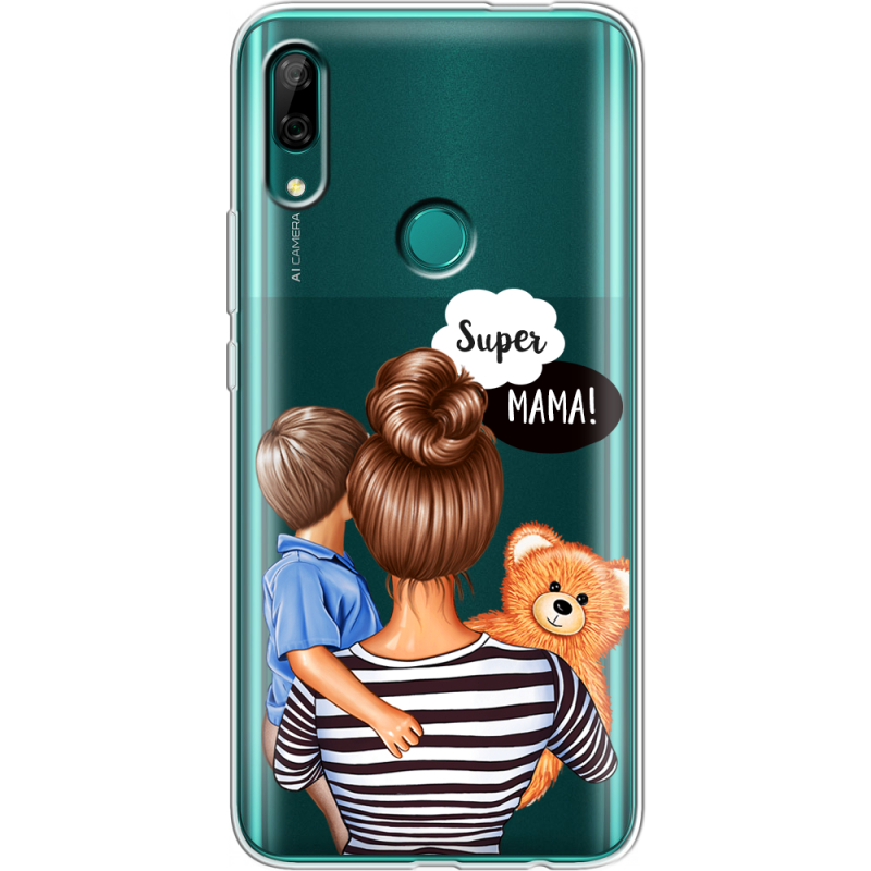 Прозрачный чехол Uprint Huawei P Smart Z Super Mama and Son