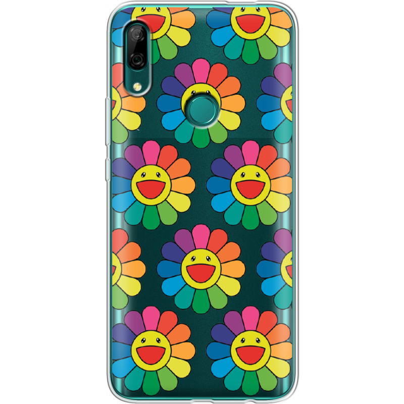 Прозрачный чехол Uprint Huawei P Smart Z Hippie Flowers