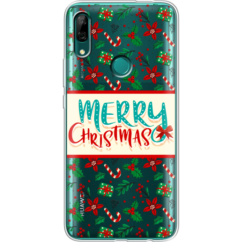 Прозрачный чехол Uprint Huawei P Smart Z Vintage Christmas Pattern