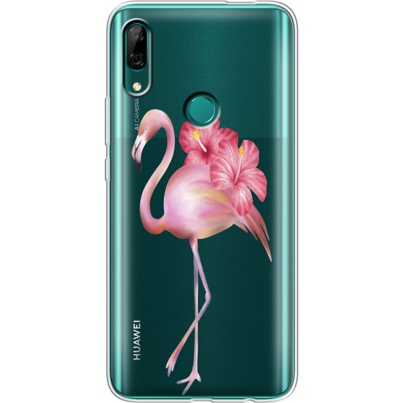 Прозрачный чехол Uprint Huawei P Smart Z Floral Flamingo