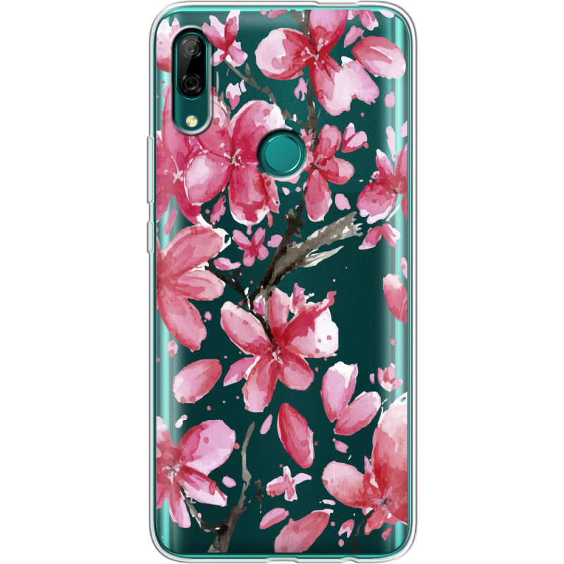 Прозрачный чехол Uprint Huawei P Smart Z Pink Magnolia