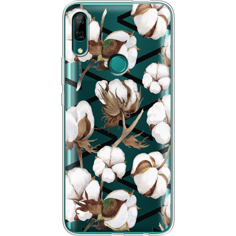 Прозрачный чехол Uprint Huawei P Smart Z Cotton flowers