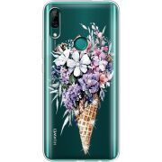 Чехол со стразами Huawei P Smart Z Ice Cream Flowers