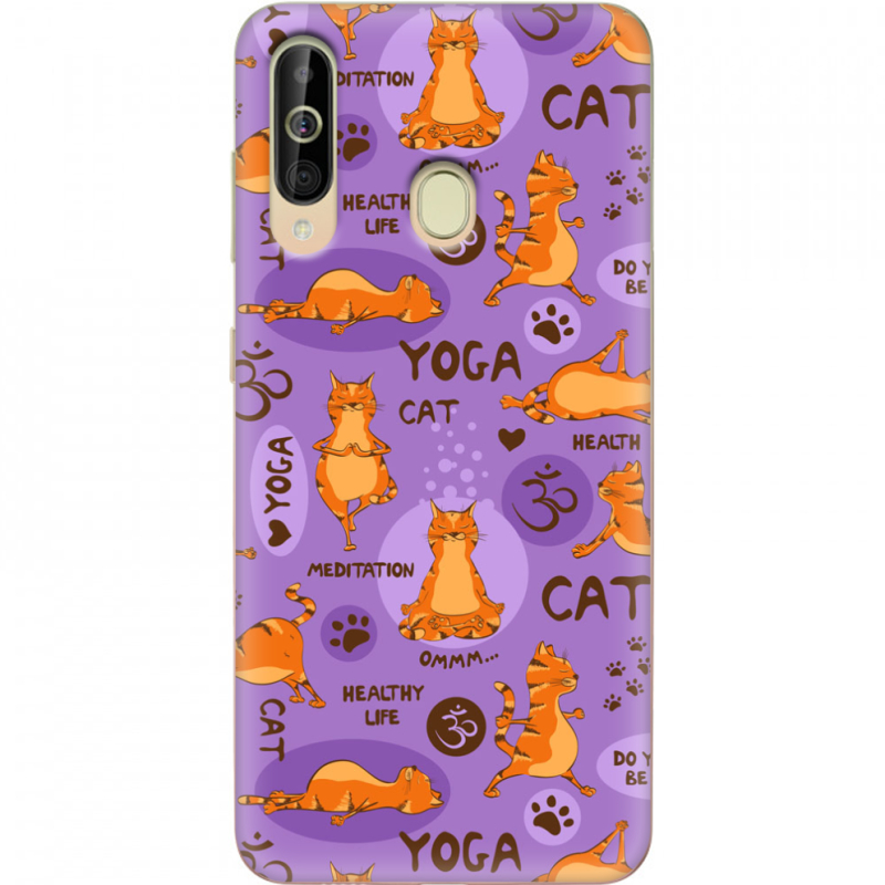 Чехол Uprint Samsung A6060 Galaxy A60 Yoga Cat