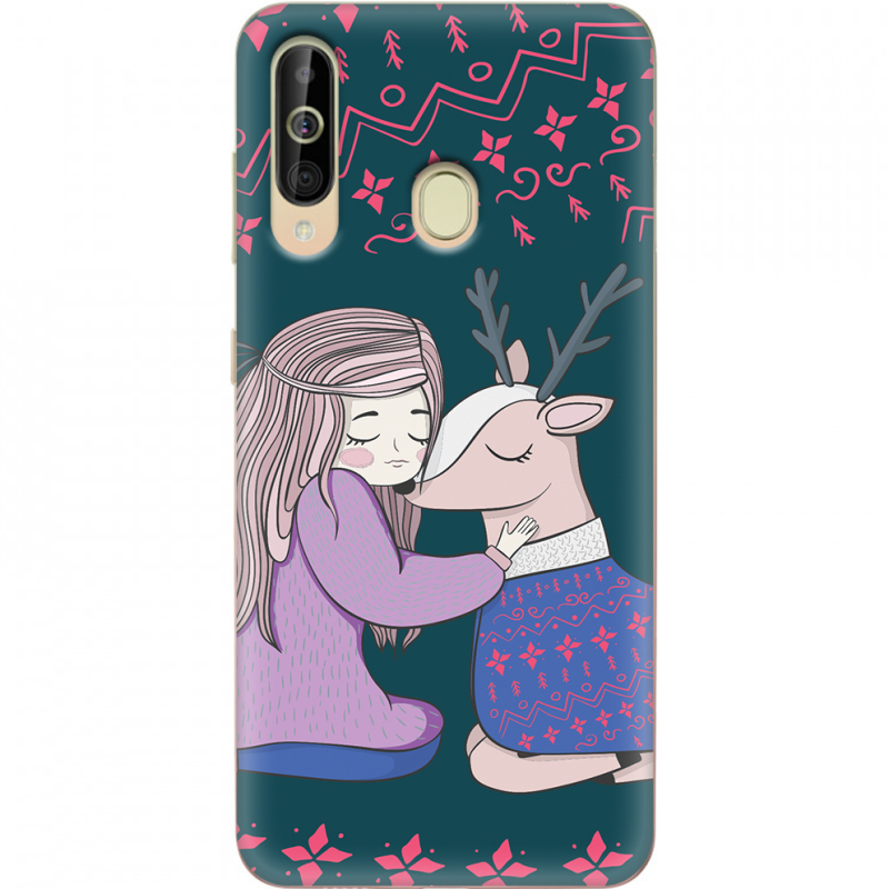 Чехол Uprint Samsung A6060 Galaxy A60 Girl and deer