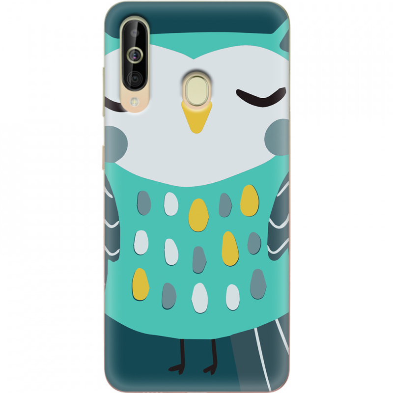 Чехол Uprint Samsung A6060 Galaxy A60 Green Owl