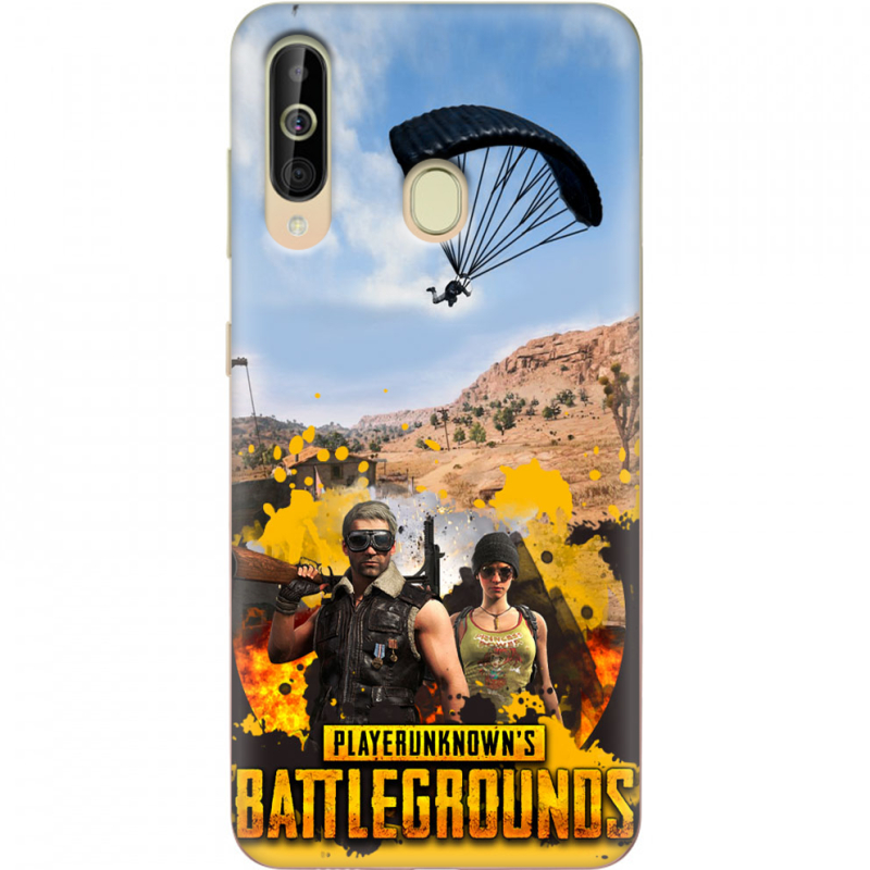 Чехол Uprint Samsung A6060 Galaxy A60 Pubg parachute