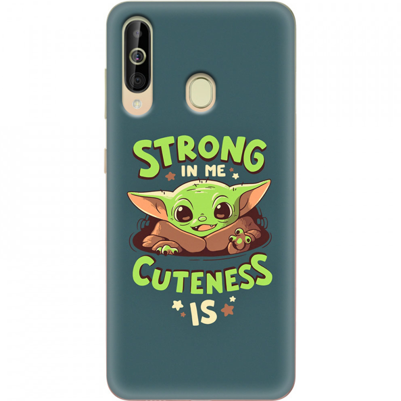 Чехол Uprint Samsung A6060 Galaxy A60 Strong in me Cuteness is
