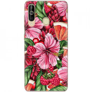 Чехол Uprint Samsung A6060 Galaxy A60 Tropical Flowers