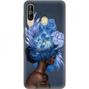 Чехол Uprint Samsung A6060 Galaxy A60 Exquisite Blue Flowers