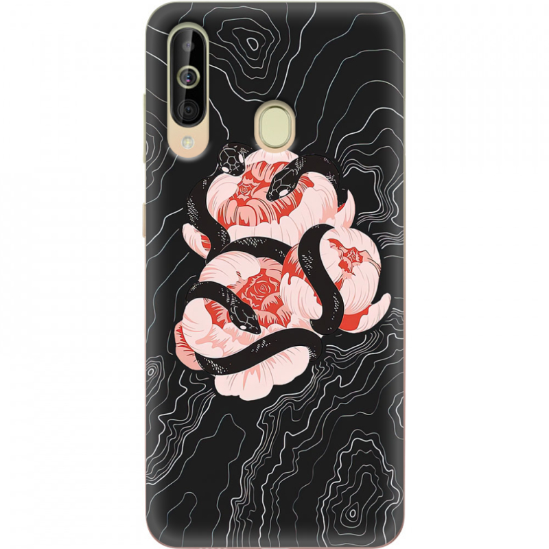 Чехол Uprint Samsung A6060 Galaxy A60 Snake Rose