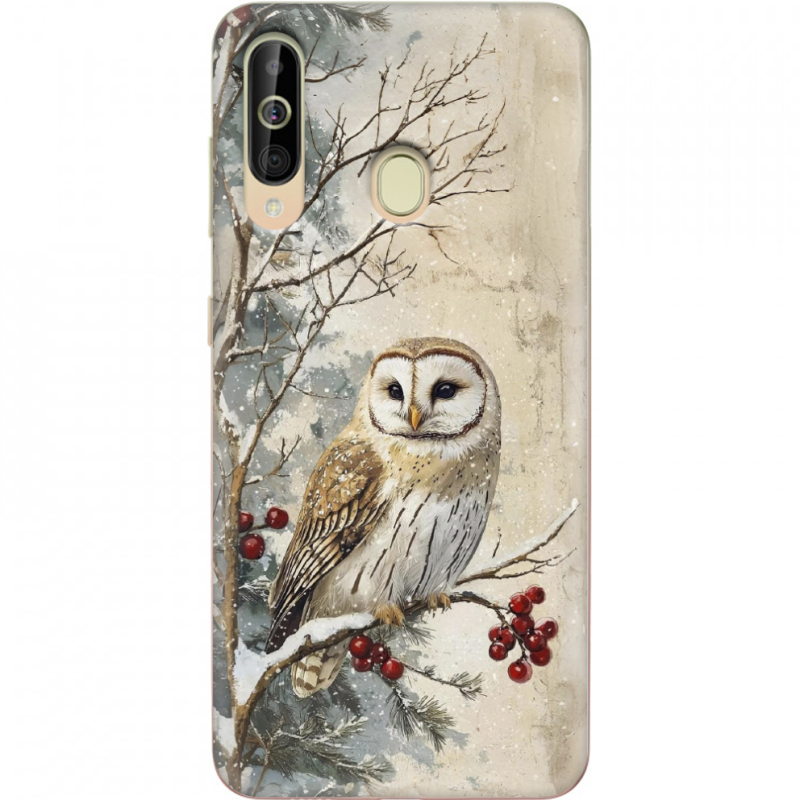 Чехол Uprint Samsung A6060 Galaxy A60 Christmas Owl