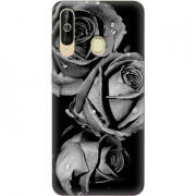 Чехол Uprint Samsung A6060 Galaxy A60 Black and White Roses