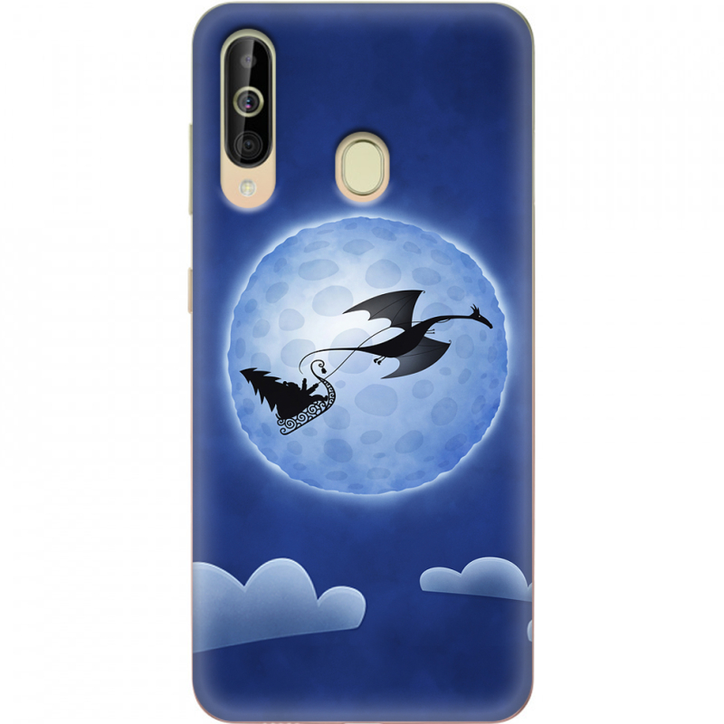 Чехол Uprint Samsung A6060 Galaxy A60 Christmas Dragon