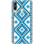 Чехол Uprint Samsung A6060 Galaxy A60 Блакитний Орнамент