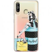 Прозрачный чехол Uprint Samsung A6060 Galaxy A60 City Girl