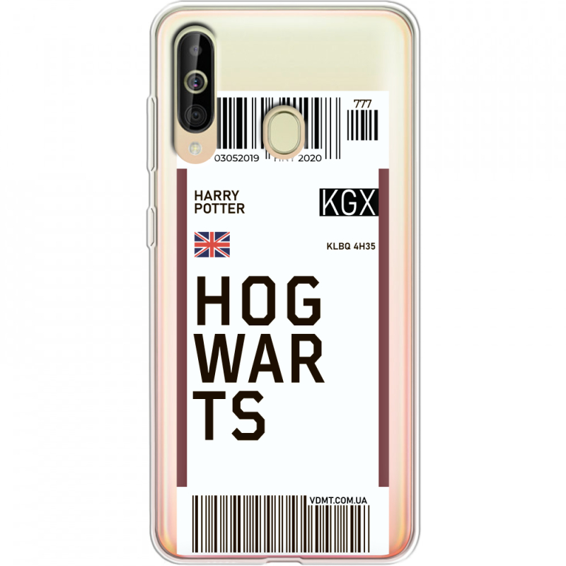 Прозрачный чехол Uprint Samsung A6060 Galaxy A60 Ticket Hogwarts