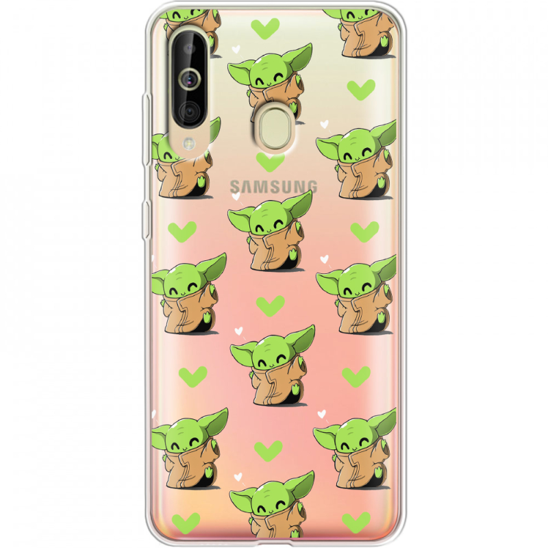 Прозрачный чехол Uprint Samsung A6060 Galaxy A60 Pattern Baby Yoda