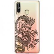 Прозрачный чехол Uprint Samsung A6060 Galaxy A60 Chinese Dragon