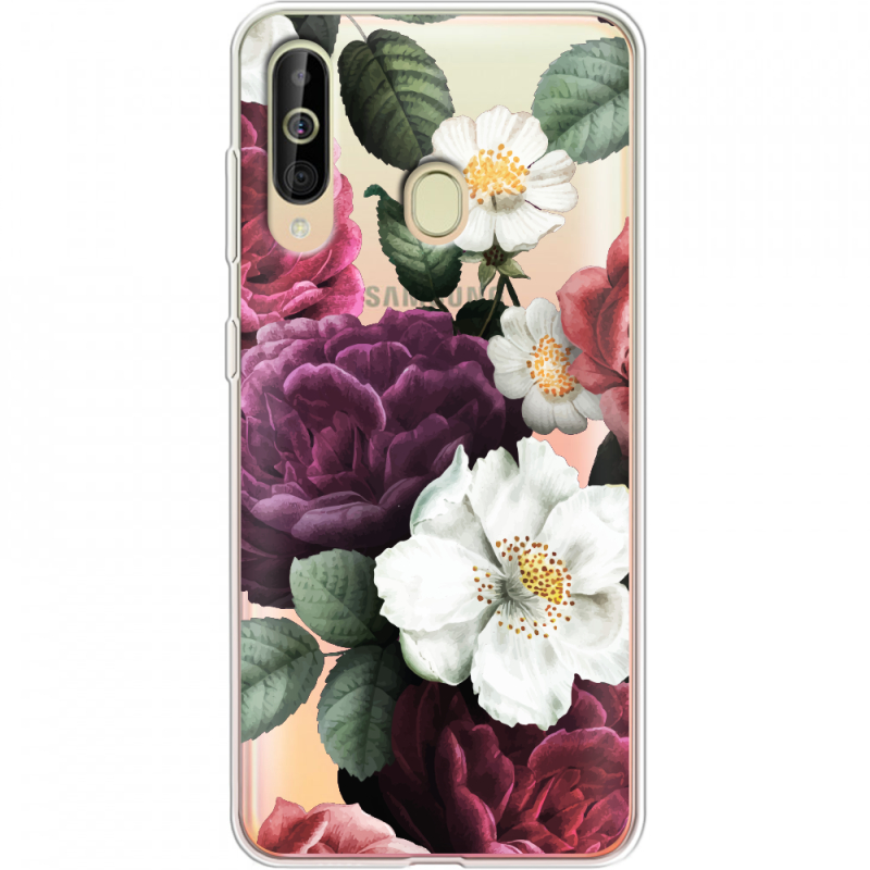 Прозрачный чехол Uprint Samsung A6060 Galaxy A60 Floral Dark Dreams