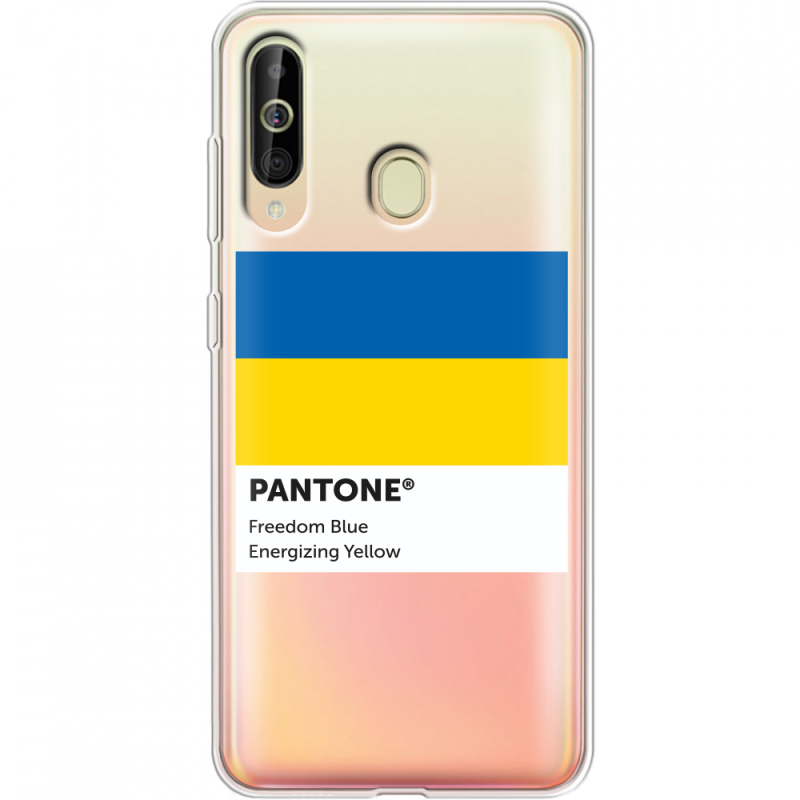 Прозрачный чехол Uprint Samsung A6060 Galaxy A60 Pantone вільний синій