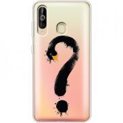 Прозрачный чехол Uprint Samsung A6060 Galaxy A60 Swan question