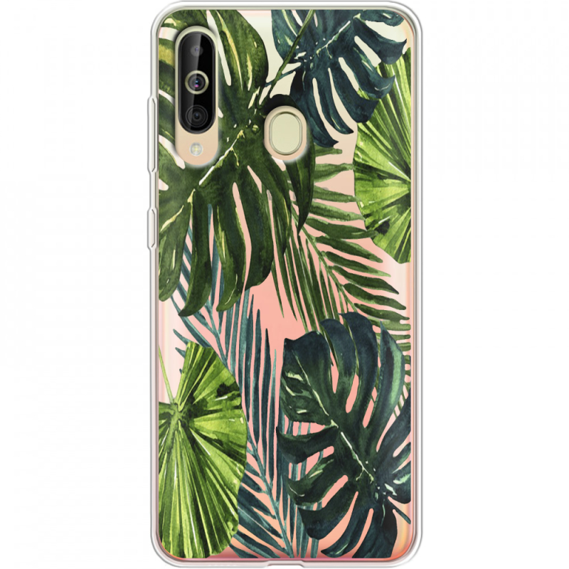 Прозрачный чехол Uprint Samsung A6060 Galaxy A60 Palm Tree