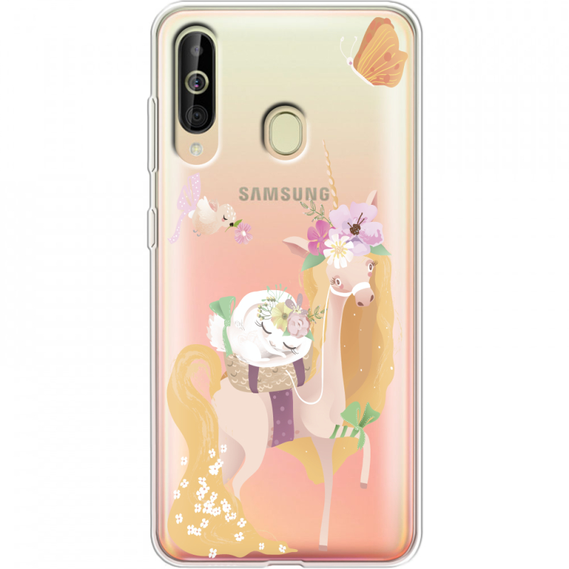 Прозрачный чехол Uprint Samsung A6060 Galaxy A60 Uni Blonde
