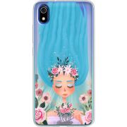 Прозрачный чехол Uprint Xiaomi Redmi 7A Blue Hair