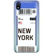 Прозрачный чехол Uprint Xiaomi Redmi 7A Ticket New York